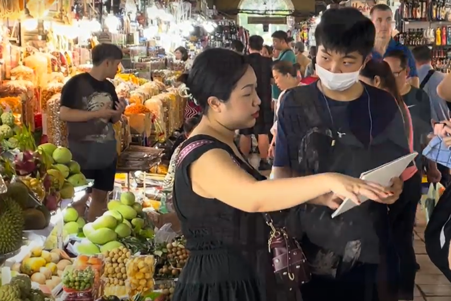 写真　ベトナム研修の様子