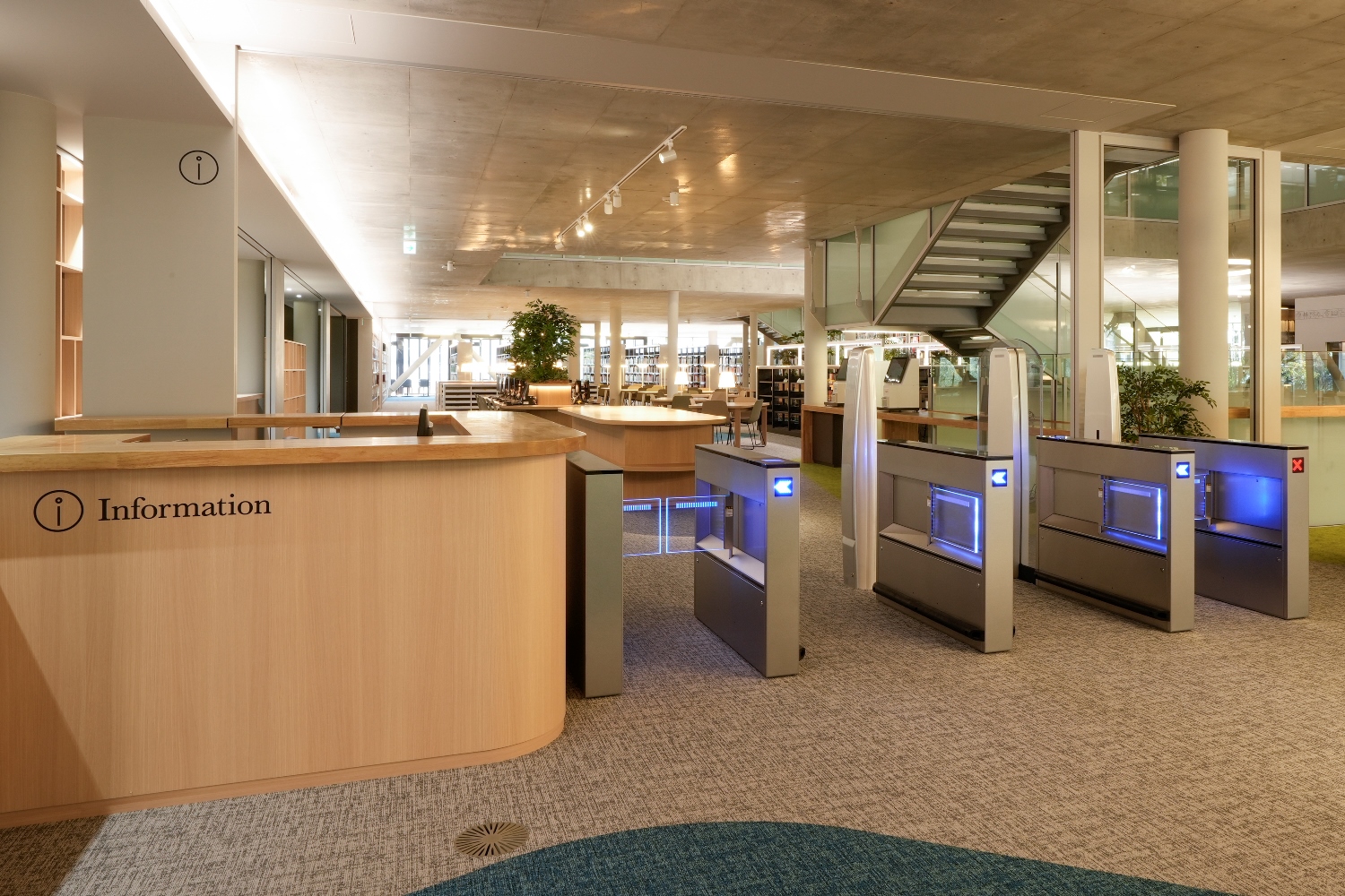 画像　青山学院大学マクレイ記念館　2階図書館