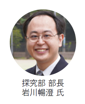 探究部 部長 岩川暢澄 氏